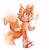 Size: 1876x1932 | Tagged: safe, artist:tlaizs, miles "tails" prower, 2022, arms out, blushing, cute, ear fluff, electrical gloves, eye clipping through hair, head fluff, heart, heart tongue, leg fluff, leg warmers, looking offscreen, mouth open, open smile, simple background, sketch, smile, solo, standing, tailabetes, white background