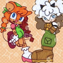 Size: 2048x2048 | Tagged: safe, artist:tw01nt3g3r222, belle the tinkerer, lanolin the sheep
