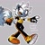 Size: 1280x1280 | Tagged: safe, artist:unoriginalcreator, tangle the lemur, 2022, grey background, looking offscreen, mouth open, open smile, outline, pointing, simple background, sketch, smile, solo, treads, walking, white outline
