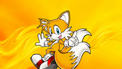 Size: 1192x670 | Tagged: safe, artist:soniclover82, miles "tails" prower, alternate version, solo, wallpaper