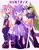 Size: 1600x2048 | Tagged: safe, artist:shad_luu, amy rose, blaze the cat, surge the tenrec, clothes, crossover, huntr/x, k-pop demon hunters, looking at viewer, midriff, mira (k-pop demon hunters), rumi (k-pop demon hunters), simple background, smile, sword, trio, white background, zoey (k-pop demon hunters)