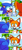 Size: 982x2266 | Tagged: safe, artist:zoiby, miles "tails" prower, sonic the hedgehog, fox, hedgehog, sonic the hedgehog 2, 2016, abstract background, classic sonic, classic sonic (universe), classic tails, clenched teeth, clouds, comic, daytime, dialogue, duo, emerald hill, english text, grass, looking at each other, male, mouth open, open smile, outdoors, palm tree, smile, smiling at each other, standing, text, tree