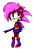 Size: 950x1416 | Tagged: safe, artist:megalatias, sonia the hedgehog, 2014, cute, looking offscreen, looking up, mouth open, open smile, simple background, smile, solo, standing, transparent background