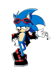 Size: 1000x1300 | Tagged: safe, artist:sarkenthehedgehog, hedgehog, 2020, alternate version, anti-sonic, cigarette, holding something, lidded eyes, looking at viewer, nike mouth, posing, simple background, smile, smoking, solo, standing, transparent background