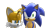 Size: 1192x670 | Tagged: safe, artist:metalclassy, artist:sab64, miles "tails" prower, sonic the hedgehog, 3d, duo, mmd, simple background, transparent background