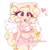Size: 1080x1080 | Tagged: safe, artist:ange1inaa, oc, oc:angie the hedgehog, hedgehog, 2024, belly button, blushing, cleavage, clothes, cosplay, crossover, cute, female, gloves, heart, looking offscreen, midriff, mouth open, my melody, oc only, ocbetes, open smile, pijamas, sanrio, signature, simple background, smile, solo, standing, white background, wings