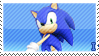 Size: 99x56 | Tagged: safe, artist:drybones157, sonic the hedgehog, 2015, animated, english text, gif, heart, looking at viewer, smile, solo, stamp, text