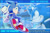 Size: 1900x1240 | Tagged: safe, artist:just1cy, sonic the hedgehog, 2025, abstract background, character name, english text, loading screen, looking at viewer, looking offscreen, ocean palace, outline, signature, smile, smiling at viewer, solo, star (symbol), text, thumbs up