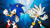 Size: 1192x670 | Tagged: safe, artist:soniclover82, silver the hedgehog, sonic the hedgehog, alternate version, duo, wallpaper