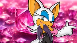 Size: 1920x1080 | Tagged: safe, artist:soniclover82, rouge the bat, solo, wallpaper