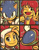 Size: 618x800 | Tagged: safe, artist:jmanvelez, sonic the hedgehog, hedgehog, human, 2011, alex kidd, billy hatcher, billy hatcher and the giant egg, crossover, fantasy zone, looking at viewer, male, mouth open, opa-opa, open smile, quartet, smile, v sign, wink