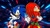 Size: 1920x1080 | Tagged: safe, artist:soniclover82, knuckles the echidna, sonic the hedgehog, duo, wallpaper