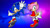 Size: 1192x670 | Tagged: safe, artist:soniclover82, amy rose, sonic the hedgehog, alternate version, amy x sonic, duo, shipping, straight, wallpaper