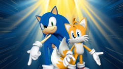 Size: 1920x1080 | Tagged: safe, artist:soniclover82, miles "tails" prower, sonic the hedgehog