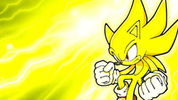 Size: 1192x670 | Tagged: safe, artist:soniclover82, sonic the hedgehog, super sonic, alternate version, solo, super form, wallpaper