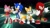 Size: 1920x1080 | Tagged: safe, artist:soniclover82, amy rose, knuckles the echidna, miles "tails" prower, sonic the hedgehog, 3d, group, wallpaper