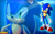Size: 1131x707 | Tagged: safe, artist:sonicthehedgehogbg, sonic the hedgehog, 3d, solo, wallpaper