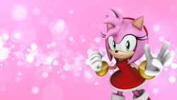 Size: 1920x1080 | Tagged: safe, artist:soniclover82, amy rose