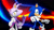 Size: 1192x670 | Tagged: safe, artist:soniclover82, blaze the cat, sonic the hedgehog, 3d, alternate version, duo, wallpaper