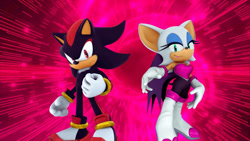 Size: 1192x670 | Tagged: safe, artist:soniclover82, rouge the bat, shadow the hedgehog