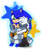 Size: 1333x1595 | Tagged: safe, artist:oliviatherabbit, sonic the hedgehog, tangle the lemur, hedgehog, lemur, 2021, duo, eyes closed, female, hugging, looking at viewer, male, not shipping, one eye closed, outline, simple background, smile, smiling at viewer, standing, star (symbol), tail hug, transparent background, wrapped in tail