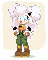 Size: 1280x1600 | Tagged: safe, artist:louistrations, lanolin the sheep, sheep, female, solo