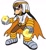 Size: 898x976 | Tagged: safe, artist:kyurem2424, dr. finitevus, echidna, albino, alternate universe, au:sonic world travel, cape, electricity, glasses, no power pattern, simple background, solo, white background