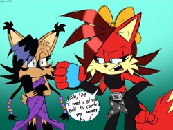Size: 4000x3000 | Tagged: safe, artist:fartist2020, fiona fox, nicole the hololynx