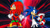 Size: 1192x670 | Tagged: safe, artist:soniclover82, knuckles the echidna, sonic the hedgehog, back to back, duo, wallpaper