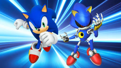 Size: 1192x670 | Tagged: safe, artist:soniclover82, metal sonic, sonic the hedgehog