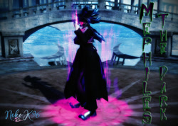 Size: 1011x720 | Tagged: safe, artist:petite-neko-kitsune, mephiles the dark, human, humanized, mmd