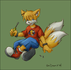 Size: 612x600 | Tagged: safe, artist:souldreamx, miles "tails" prower
