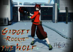 Size: 1004x720 | Tagged: safe, artist:petite-neko-kitsune, gadget the wolf, human, humanized, mmd