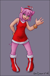 Size: 393x600 | Tagged: safe, artist:souldreamx, amy rose