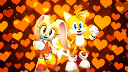 Size: 1192x670 | Tagged: safe, artist:soniclover82, cream the rabbit, miles "tails" prower