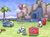 Size: 1500x1100 | Tagged: safe, artist:moonbowdragon, chao, raccoon, sheep, 2020, abstract background, chao egg, chao fruit, chao garden, chaos chao, character chao, clouds, daytime, eggshell, flower, flying, grass, group, hero chao, literal animal, lying down, lying on side, neutral chao, neutral chaos chao, outdoors, petting, sitting, sonic chao, standing, traditional media, tree, tv, water, waterfall