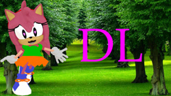 Size: 1024x576 | Tagged: safe, artist:waleedtariqmmd, amy rose, 3d, classic amy, mmd, photographic background, solo