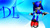 Size: 1192x670 | Tagged: safe, artist:waleedtariqmmd, oc, oc:elijah do the hedgehog, hedgehog, black sclera, mmd, oc only, robot, solo