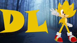 Size: 1024x576 | Tagged: safe, artist:waleedtariqmmd, sonic the hedgehog, super sonic, mmd, super form