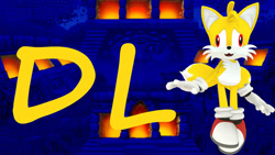 Size: 1024x576 | Tagged: safe, artist:waleedtariqmmd, miles "tails" prower, super tails, mmd, super form