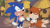 Size: 3840x2160 | Tagged: safe, artist:cacti, miles "tails" prower, sonic the hedgehog, adventures of sonic the hedgehog, 2022, abstract background, daytime, duo, faic, flat colors, meme, nice watch nerds!, outdoors, reaction image, redraw, sonic paradox, squinting, standing, style emulation, watch