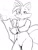 Size: 768x1024 | Tagged: safe, artist:winick-lim, miles "tails" prower, fox, 2024, belly button, coffee, cup, drink, holding something, line art, looking offscreen, male, monochrome, paper, simple background, solo, standing, white background