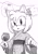 Size: 1076x1522 | Tagged: safe, artist:oudooooon427, amy rose, hedgehog, 2025, alternate outfit, blushing, candy, candy apple, female, food, greyscale, holding something, japanese clothes, kimono, lantern, looking at viewer, monochrome, simple background, solo, white background