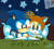 Size: 700x623 | Tagged: safe, artist:fantasiia, miles "tails" prower, sonic the hedgehog, fox, hedgehog, 2012, bed, book, cute, duo, flashlight, holding something, indoors, light, mouth open, open smile, paper, pillow, reading, signature, sitting, smile, sonabetes, star (symbol), tailabetes