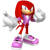 Size: 3000x3000 | Tagged: safe, artist:nibroc-rock, knuckles the echidna, 3d, simple background, solo, suit, transparent background
