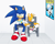 Size: 2048x1653 | Tagged: safe, artist:fredsters-world, miles "tails" prower, sonic the hedgehog, fox, hedgehog, 2025, aged down, alternate universe, au:all for you, chair, clothes, duo, holding something, indoors, leaflet, lidded eyes, looking at something, male, mouth open, overalls, poster, reading, sitting, smile