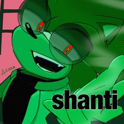 Size: 554x554 | Tagged: safe, artist:asune_snare, sonic the hedgehog, 2025, glasses, lidded eyes, looking at viewer, monochrome, mouth open, signature, smile, solo