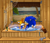 Size: 1024x880 | Tagged: suggestive, artist:zoomswish, miles "tails" prower, sonic the hedgehog, 2017, abstract background, age difference, bath, beach, blinds, bottle, curtain, daytime, duo, gay, gloves off, hugging, hugging from behind, indoors, kiss, kiss on cheek, lidded eyes, looking at each other, shipping, signature, sitting, smile, soap, sonic boom (tv), sonic x tails, water, window