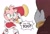 Size: 1424x972 | Tagged: safe, artist:kiioki11, amy rose, hedgehog, dialogue, female, hoodie, self paradox, signature, white background