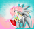 Size: 1024x863 | Tagged: safe, artist:vane-r-sutcliff, amy rose, silver the hedgehog, hedgehog, 2013, deviantart watermark, duo, gradient background, holding each other, imminent kissing, obtrusive watermark, outline, shipping, silvamy, standing, straight, watermark